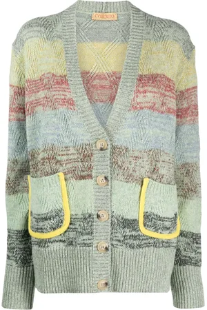 CORMIO Renato striped cardigan