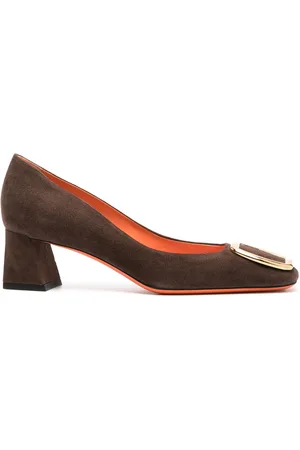 santoni Hassie 50mm decorative-buckle pumps