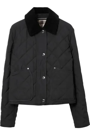 Burberry Straight-point collar quilted jacket