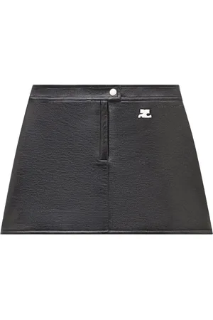 Courrèges Vinyl mini skirt