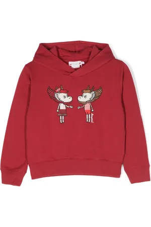 BONPOINT Embroidered cotton hoodie