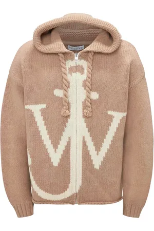 J.W.Anderson Anchor-print zip-up hoodie