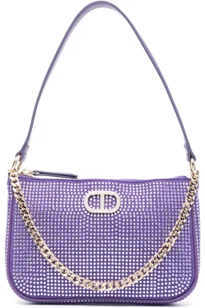 Twin-Set Petite rhinestone-embellished shoulder bag