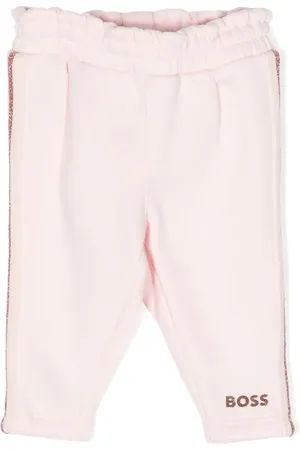 HUGO BOSS Glitter-detail track pants