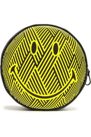SELETTI Smile-face print circular-design wallet