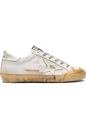 Golden Goose Super-Star penstar captoe " /Beige" sneakers