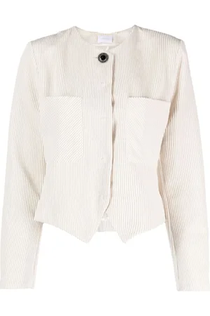 ..,MERCI Corduroy single-breasted blazer