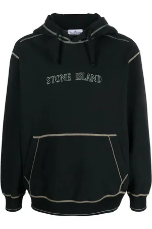 Stone island outlet black hoodie sale