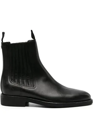 Golden Goose Almond-toe leather boots