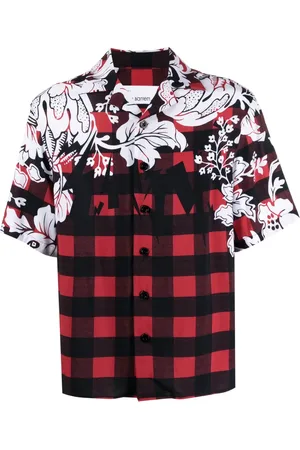 Neil Barrett Check-print short-sleeve shirt