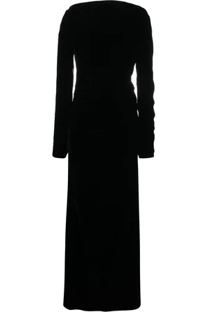 DEL CORE Boat-neck maxi dress