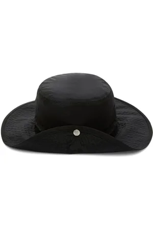 Jil Sander Wide-brim drawstring bucket hat