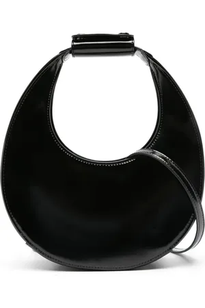 Staud Mini Moon patent leather bag