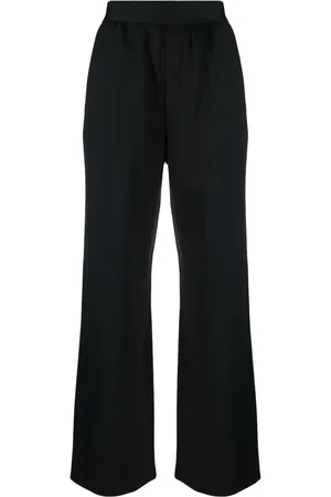 BARENA Elasticated-waist straight-leg trousers