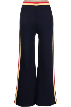 Paco rabanne Stripe-detail flared track pants