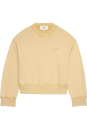 Ami Logo-embroidered cotton sweatshirt