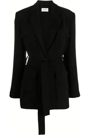 P.A.R.O.S.H. Belted single-breasted blazer