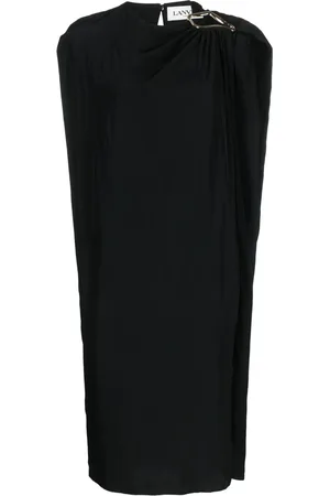 Lanvin Ring-detail midi dress