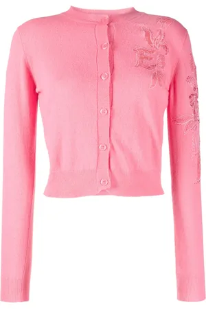 Ermanno Firenze Embroidered button-up cardigan