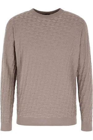 Giorgio Armani Crew-neck geometric jumper