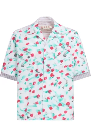 Marni Mix-print panelled shirt