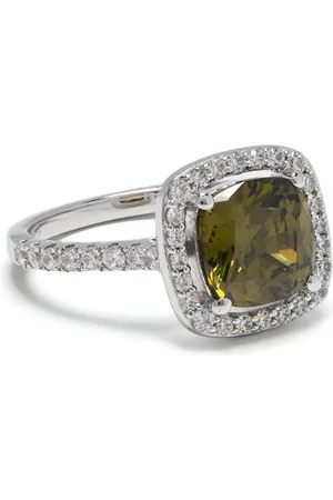 APM Monaco Square-shape half-pav?? ring