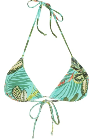 Lygia & Nanny Ilana tropical print bikini top