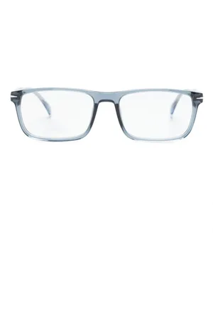 DB EYEWEAR BY DAVID BECKHAM Transparent rectangle-frame glasses