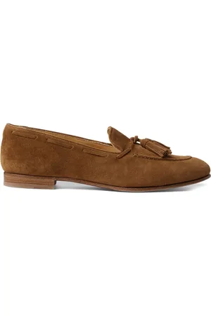 Ralph Lauren Quillis almond-toe suede loafers
