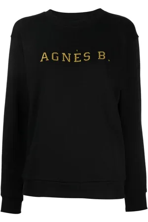 AGNÈS B. Logo-print cotton sweatshirt