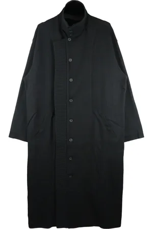 YOHJI YAMAMOTO Layered wool-blend coat