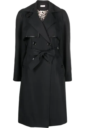 Liu Jo Notched-lapels cotton-blend trench coat