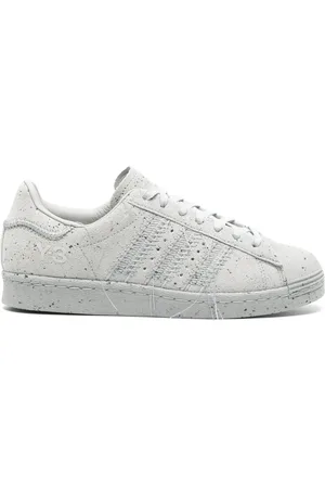 Y-3 Superstar exposed-seam suede sneakers