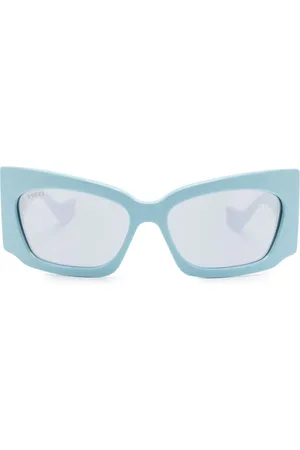 Gucci Geometric-frame tinted sunglasses