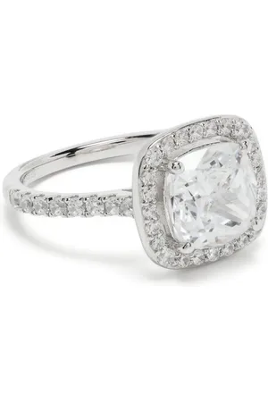 APM Monaco Pav?? embellished square ring