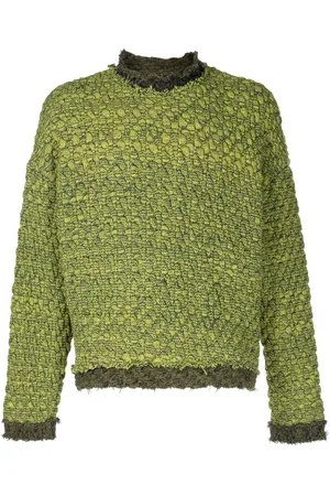 Vitelli Intarsia-knit logo m??lange jumper