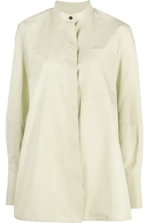 Jil Sander Collarless cotton shirt