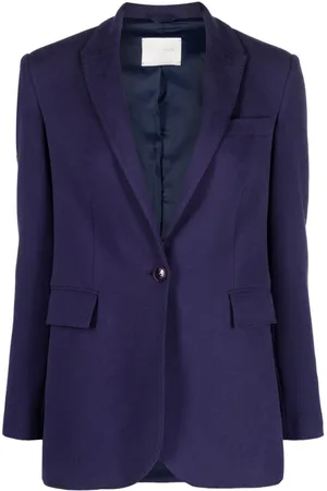 Circolo Peak-lapels single-breasted blazer