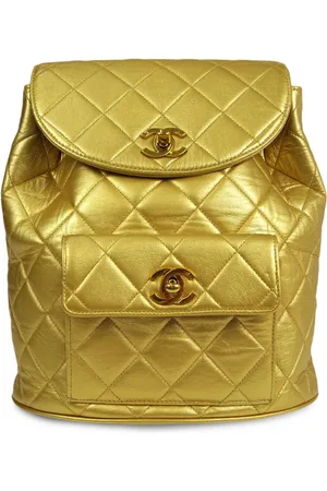 CHANEL 1985-1990 Duma diamond-quilted backpack
