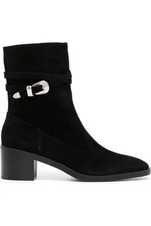 Le Monde Beryl Pointed-toe suede ankle boots