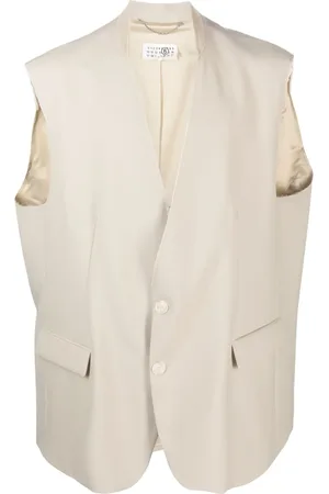 Maison Margiela V-neck button-fastening waistcoat