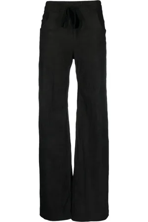 ISAAC SELLAM EXPERIENCE Straight-leg leather trousers