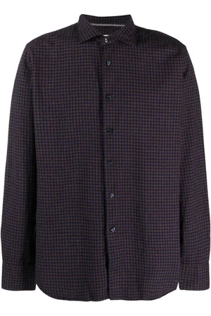 Tintoria Mattei Gingham-check cotton shirt
