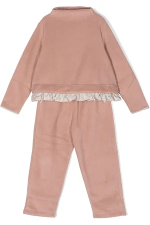 Il gufo Ruffled jersey fleece tracksuit