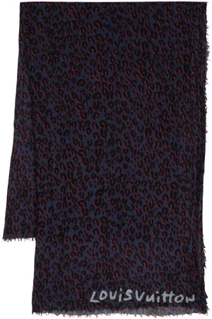 LOUIS VUITTON Cheetah print scarf
