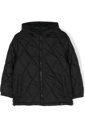 Aspesi Diamond-quilted hooded jacket