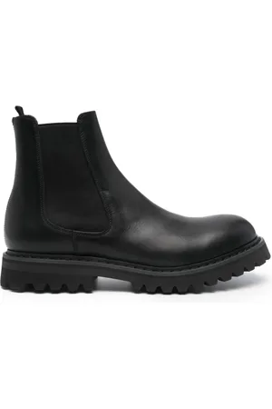 Premiata Round-toe leather ankle boots