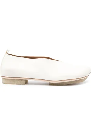 UMA WANG Leather ballerina shoes
