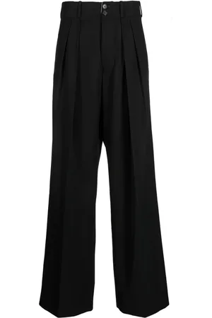 Plan C Pleated wide-leg trousers