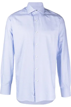 BARBA Button-up cotton shirt